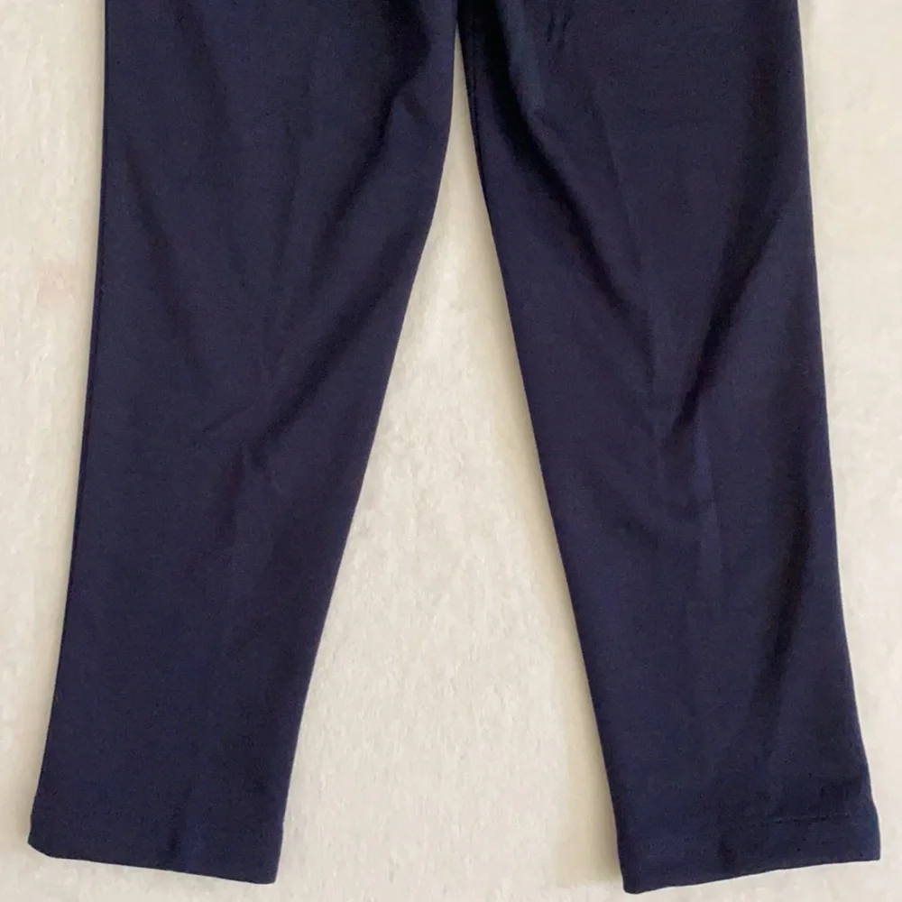 Ralph Lauren | Navy Blue Dress Pants School Uniform Cinch Hem Adjusted Waist 8R